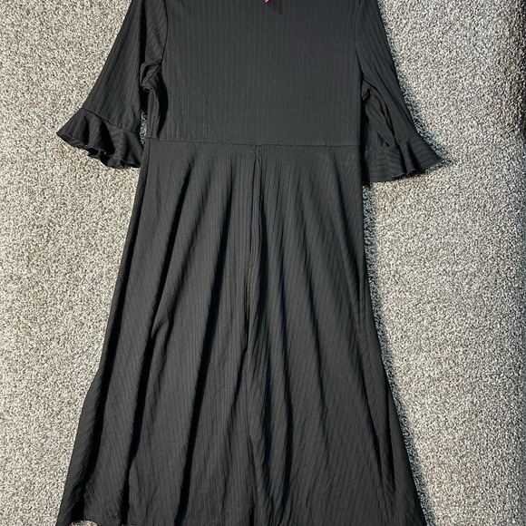 NWT Verdusa Women's Elegant Ribbed Knit Fit and Flare Midi Dress SZ XL - Picture 5 of 9